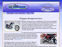 Tablet Screenshot of chopperdesign.com
